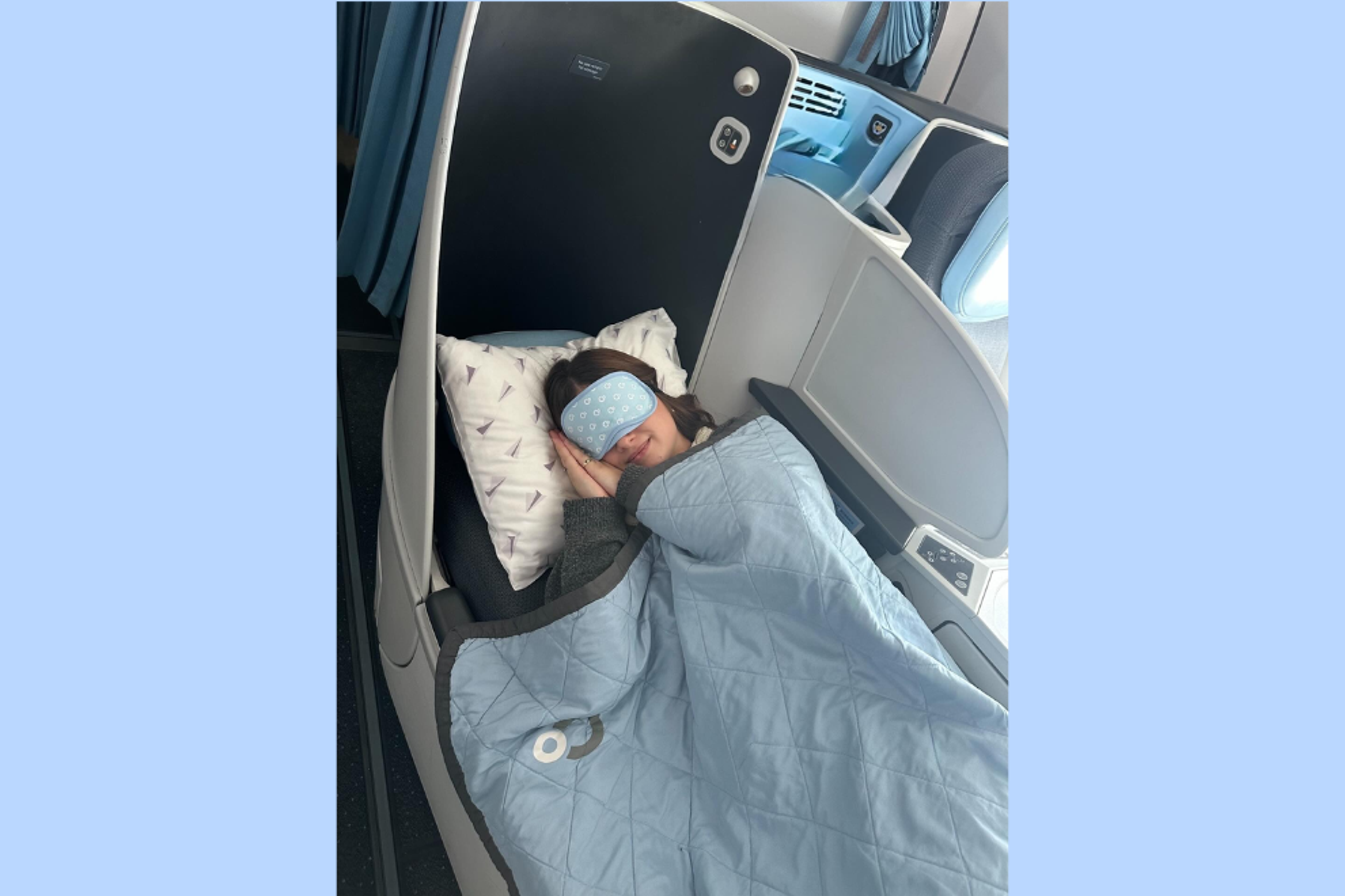 Passengers can rest comfortably from their own seats.