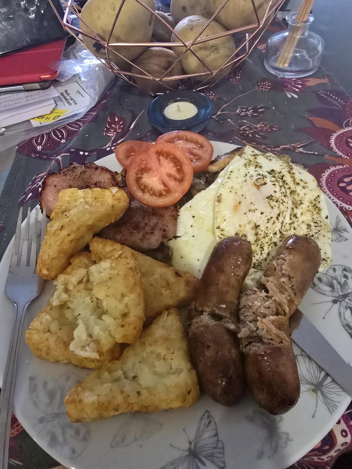 Friday evening fryup. Joined the page and got hungry seeing all these succulent fryups. Had to try!