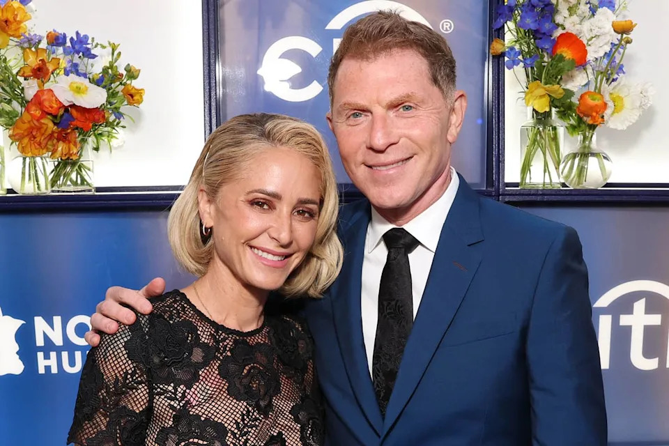 Brooke Williamson, Bobby Flay at the 2025 No Kid Hungry Los Angeles Dinner on March 17, 2025Credit: Jesse Grant/Variety via Getty