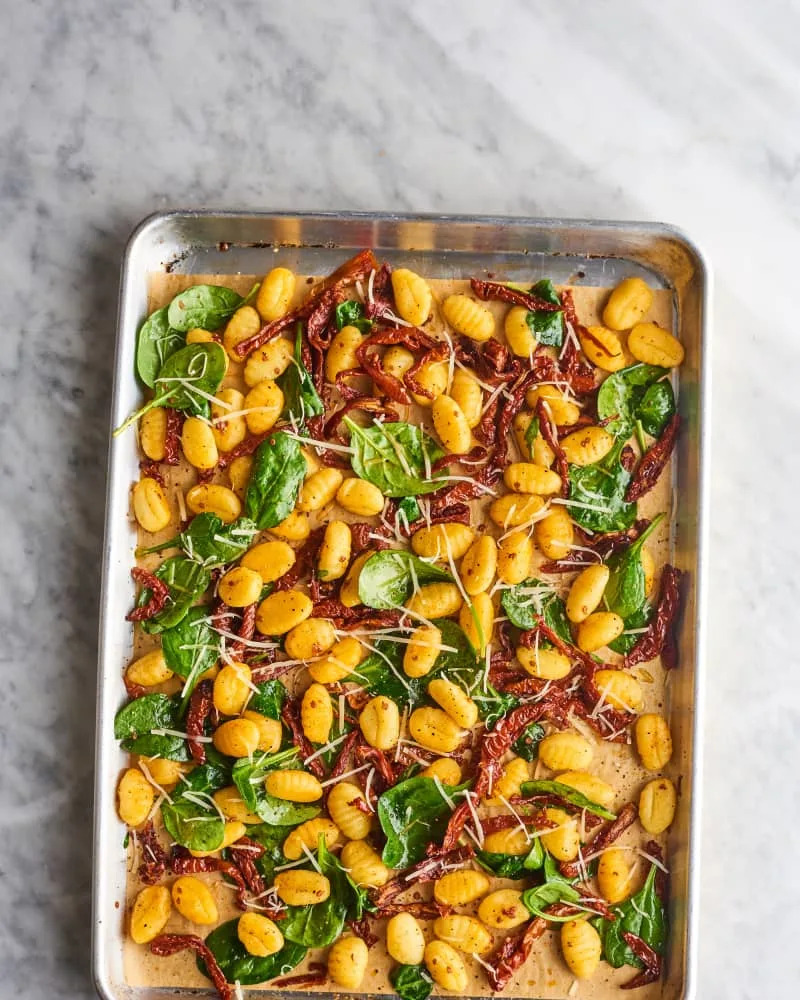 Tuscan Sheet Pan Gnocchi 