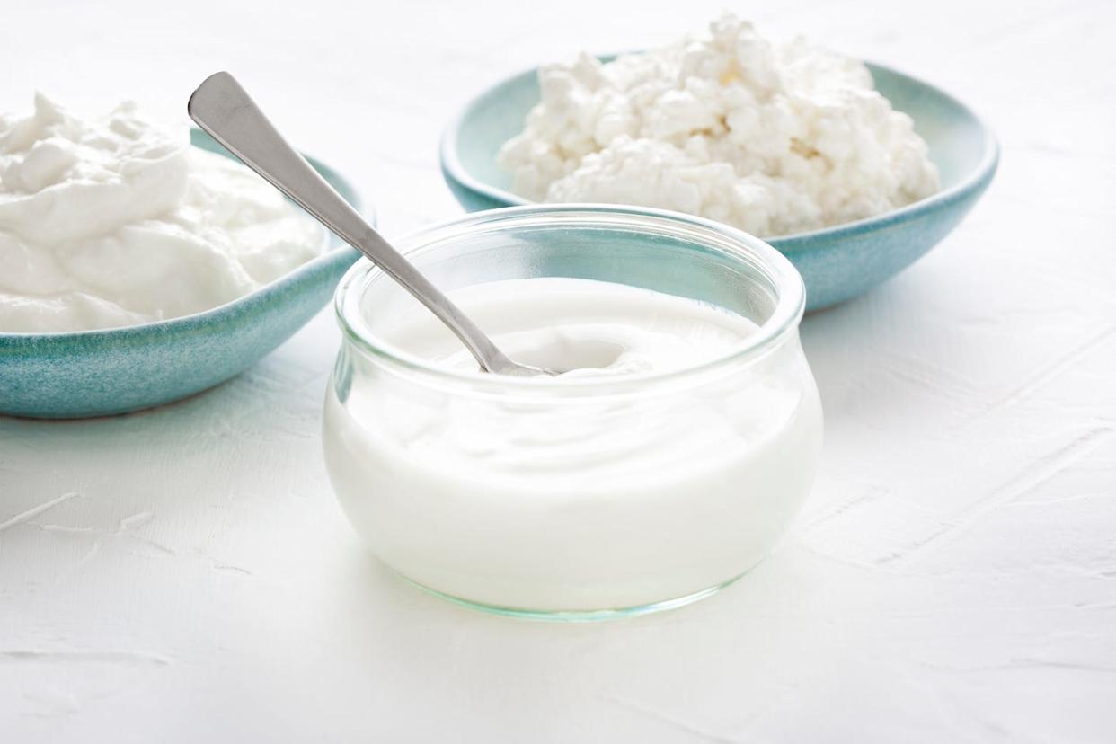 yogurt and dairy products