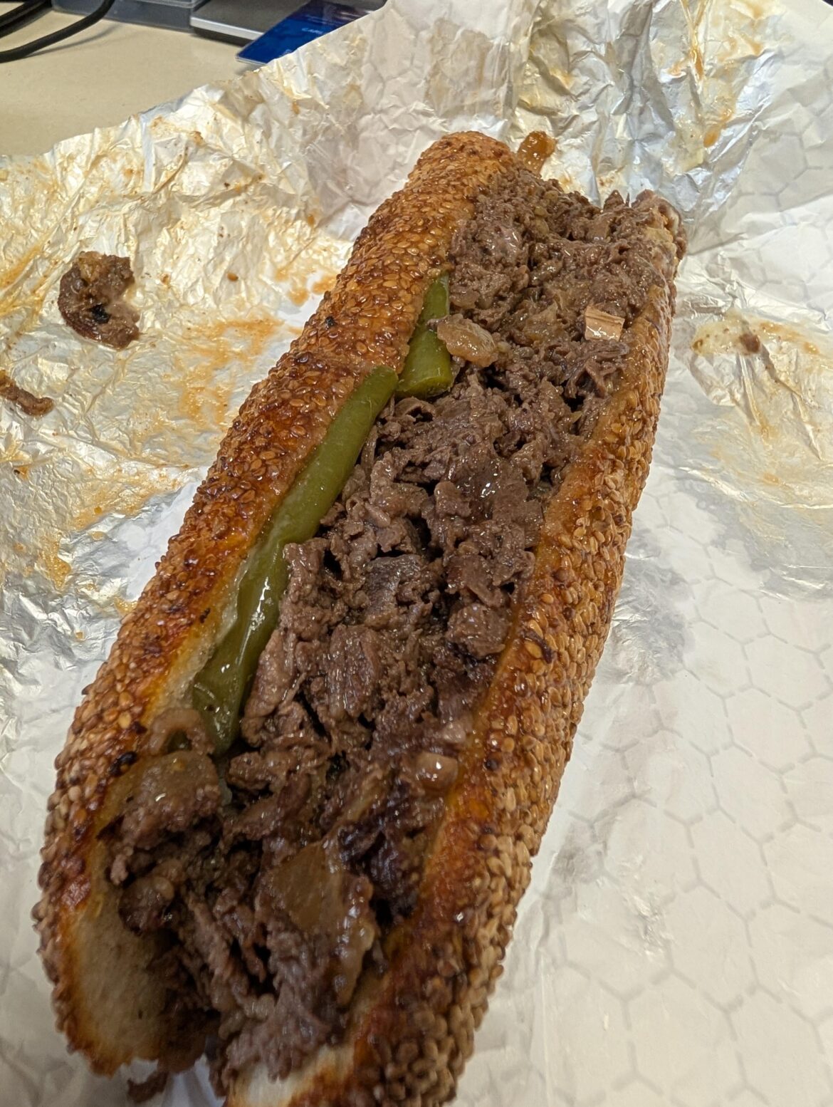 Paid 28 bucks for a cheesesteak