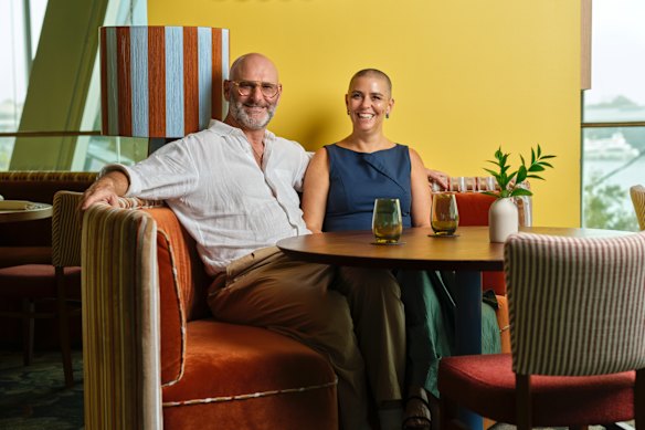 Restaurateurs Alessandro and Anna Pavoni.