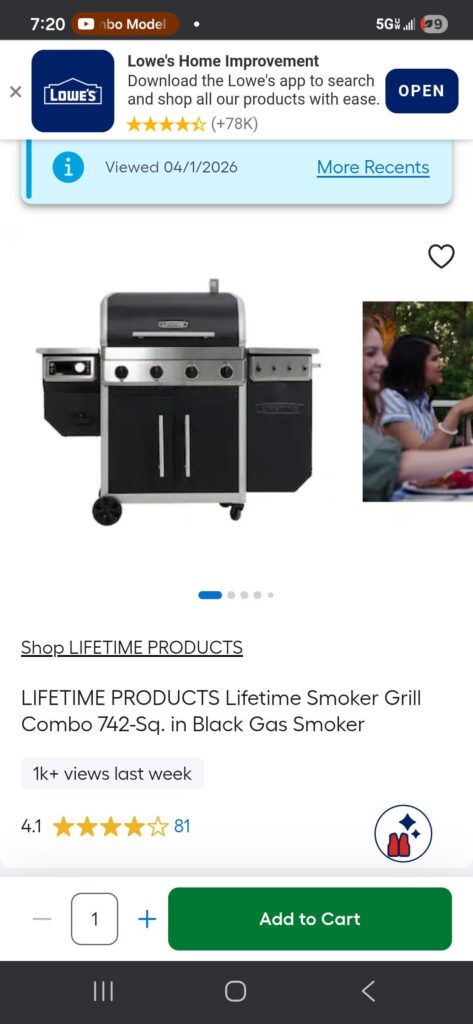 Gas grill combo?