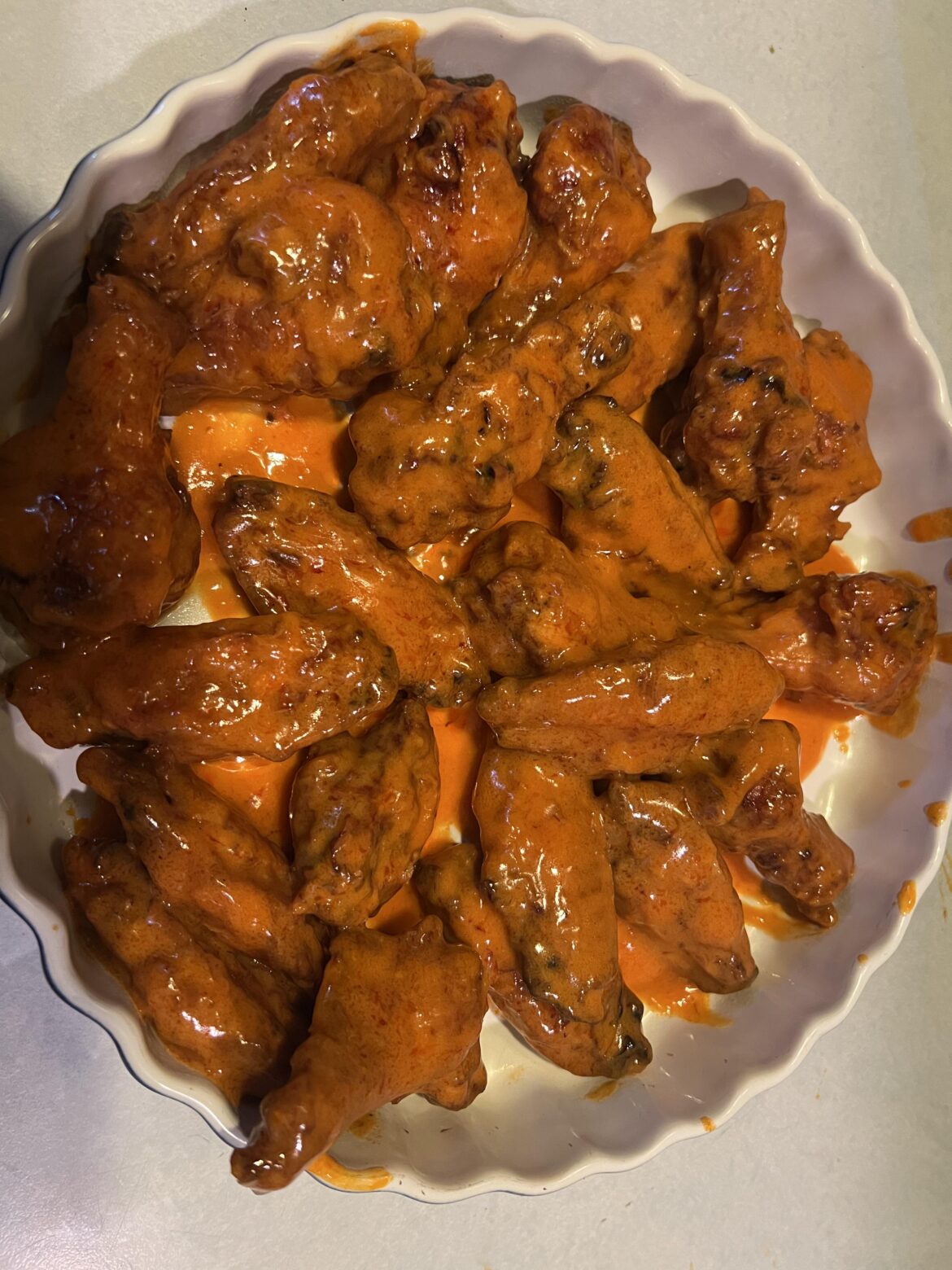Buffalo Ranch Wings Homemade scratches the itch