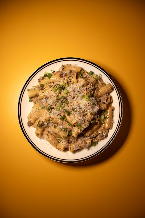 Mushroom rigatoni.