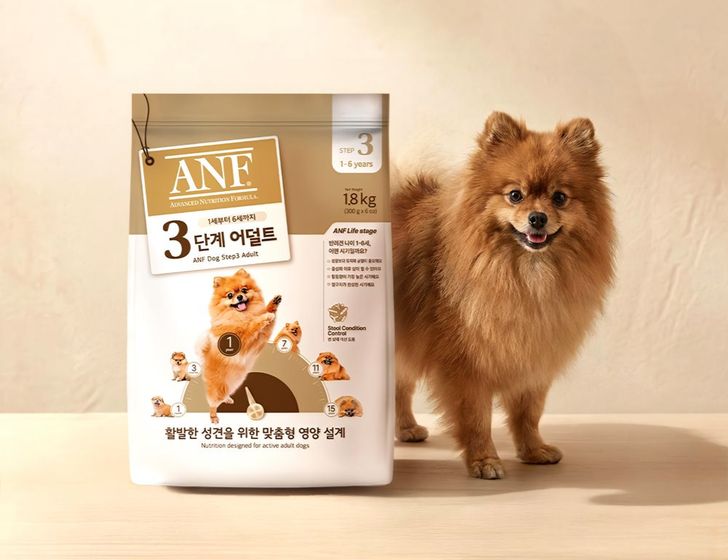 An ANF pet food product released by Wooriwa in March, tailored to different age groups with diversified nutritional specifications / Courtesy of Wooriwa