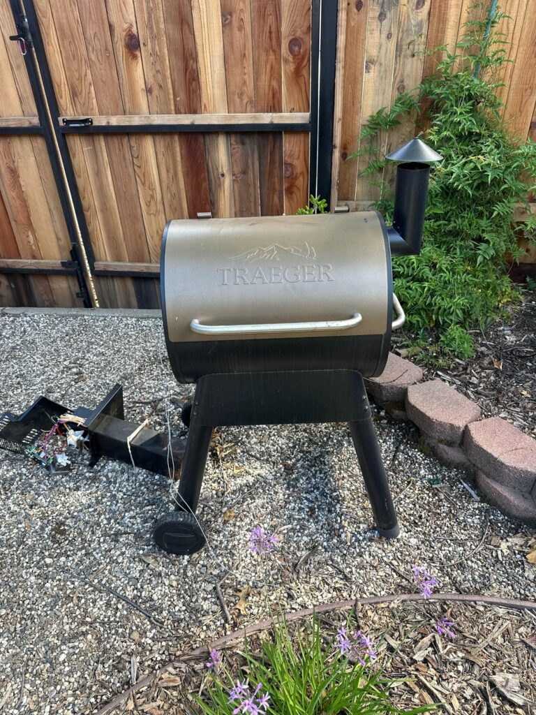 I have a found Traeger, doesn’t appear to be rusty, but guts are out. We’re salvaging?