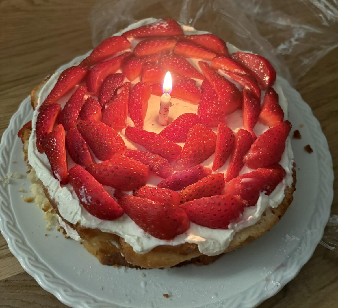 Strawberry shortcake to celebrate one month sober from heroin