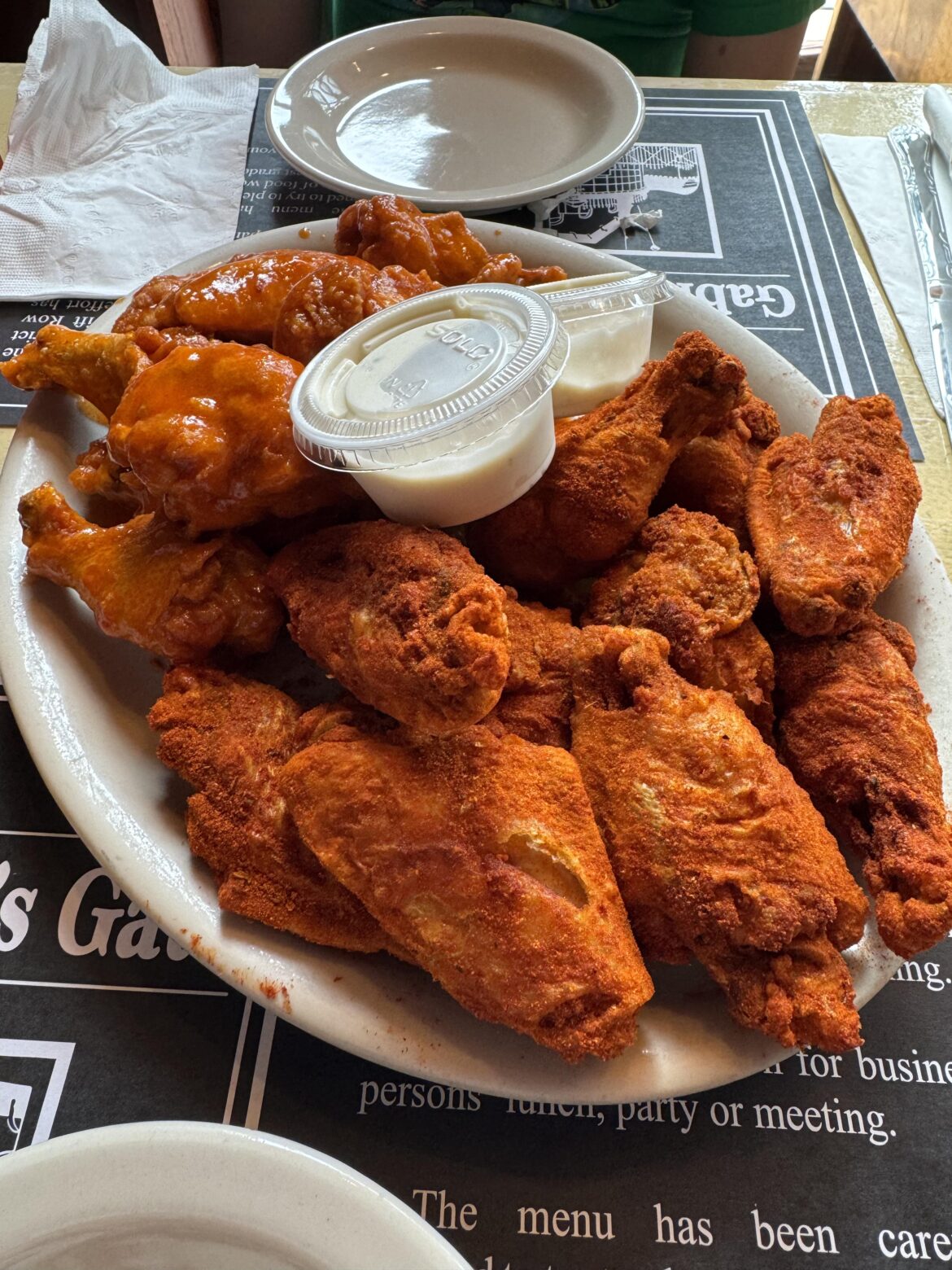 10 medium 10 cajun, all 20 delicious