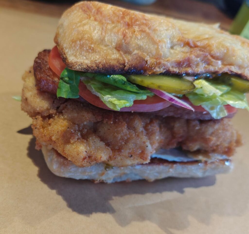 Chicken bacon deliciousness