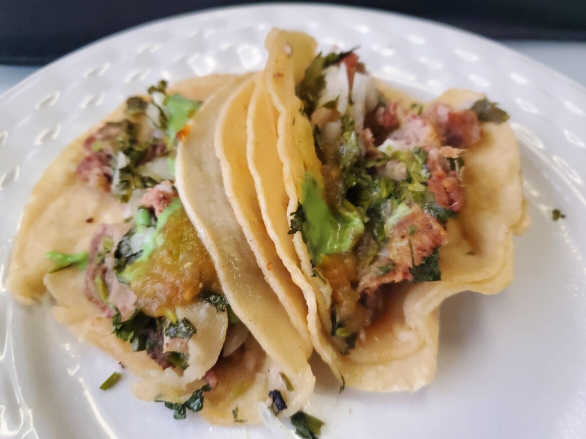 Carnitas for breakfast today. La Chiquita.