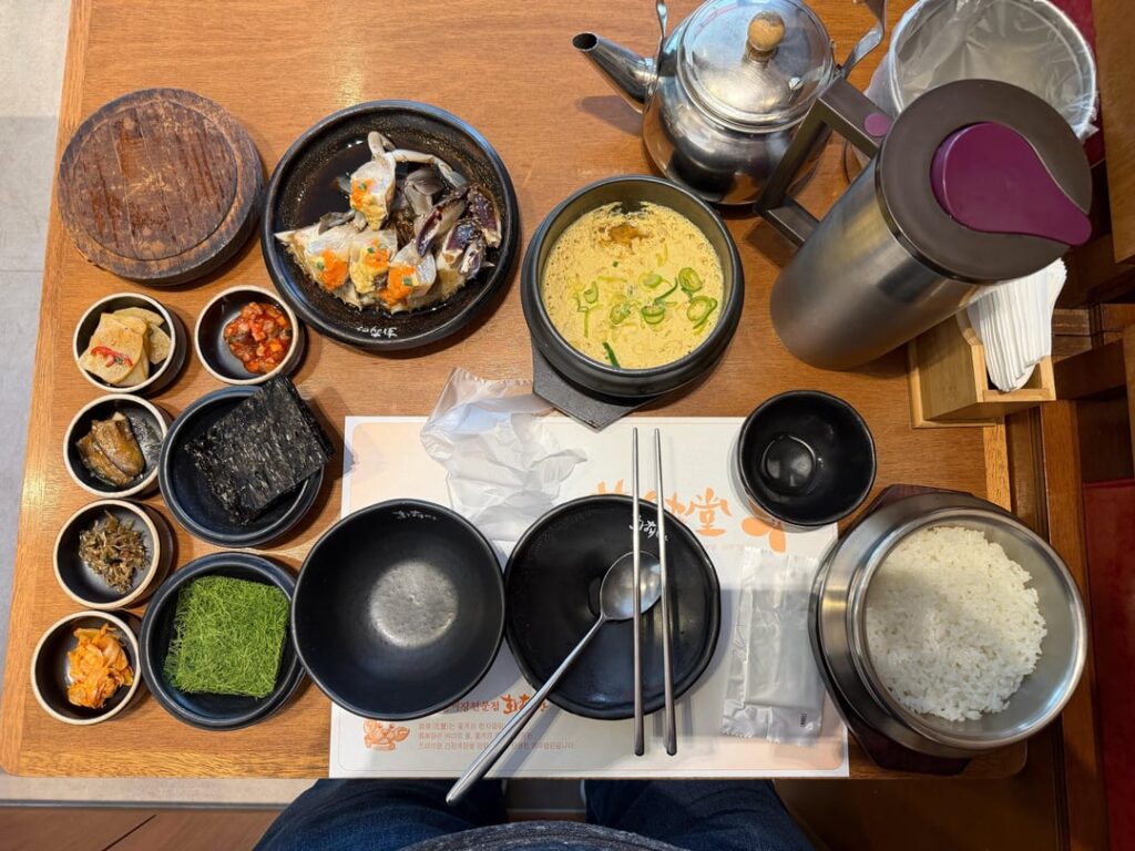 Raw Marinated Crab in Seoul