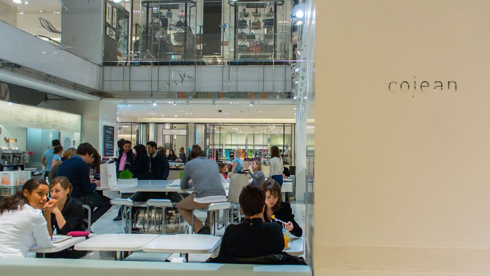 Fine dining chefs in France are worried about the fate of haute cuisine. But famous French chefs such as Alain Cojean have opened fast food restaurants that combine speed with quality ingredients. His chain, Cojean, above, has 40 locations. - Directphoto Collection/Alamy Stock Photo