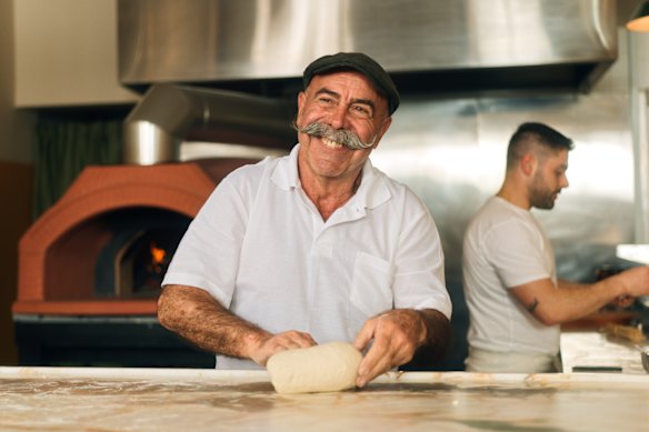 Sicilian-born pizzaiolo Stefano Scopelliti at Pippo's Pizzeria e Cucina in Marrickville.