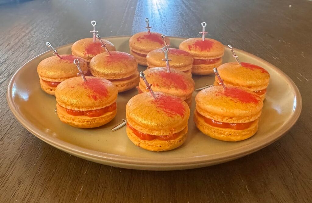 Thematic macs, slightly macabre