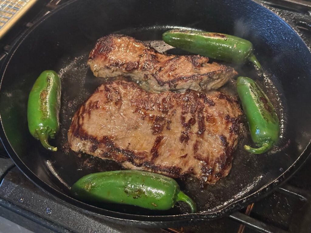 Flank steak tacos for breakfast today