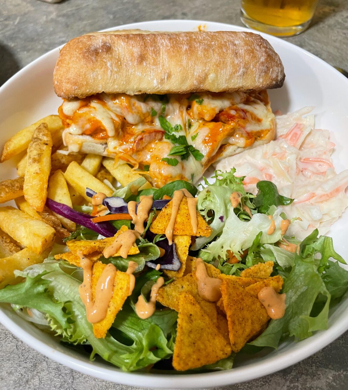 Cajun chicken panini