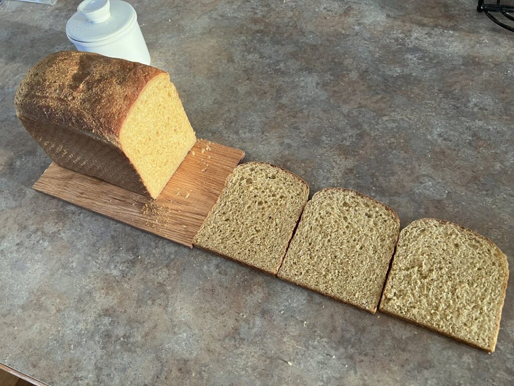 100% fresh ground Einkorn. Still fluffy!😃