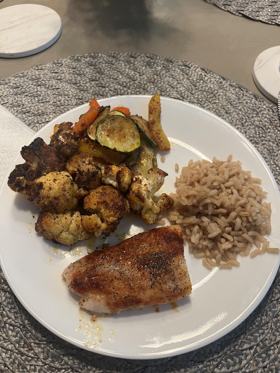 First Dinner on the Med Diet