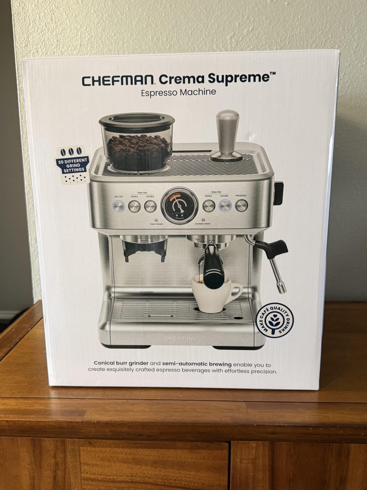 Got my first espresso machine!