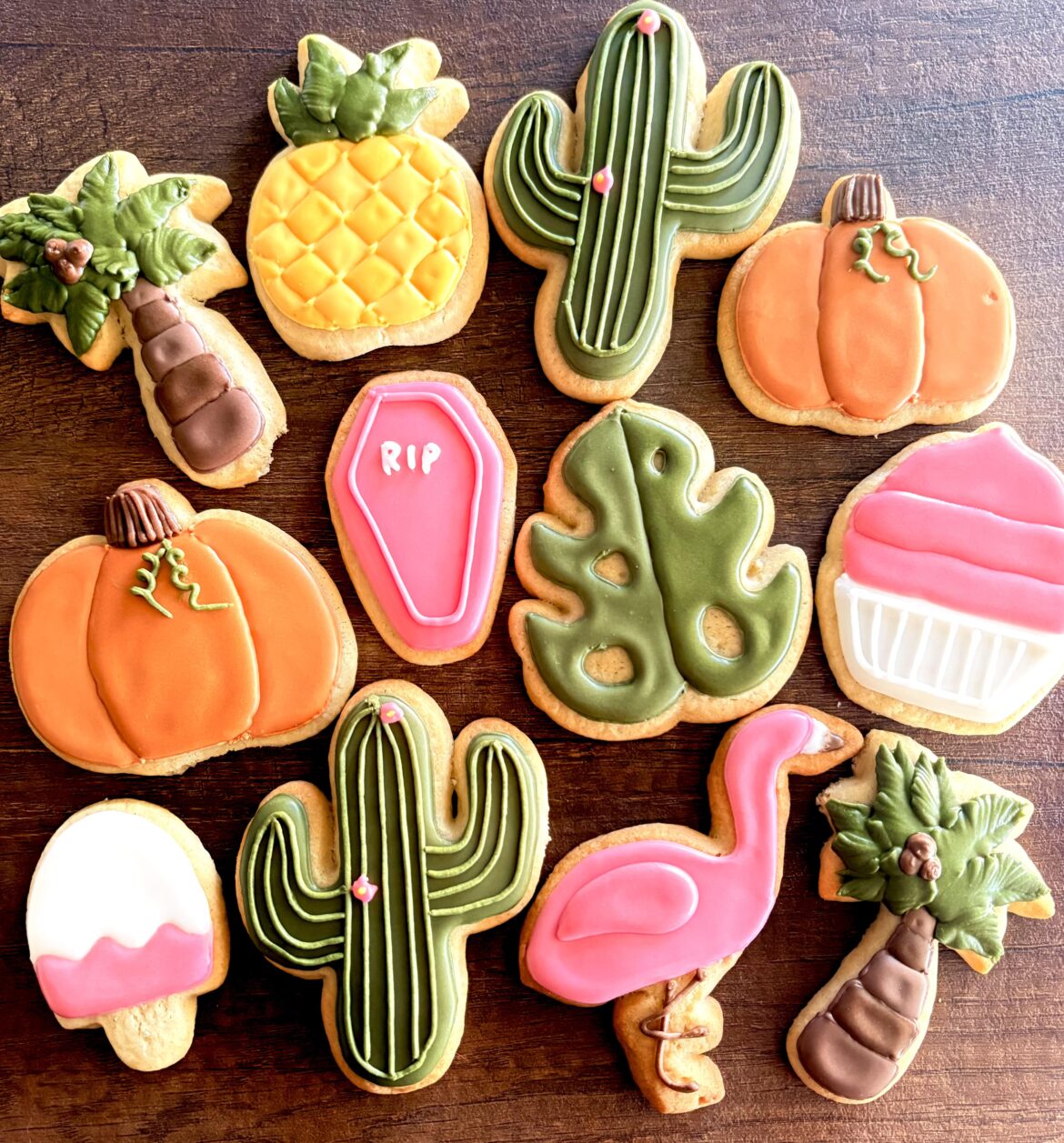 First attempt at cookie decorating. How can I improve?