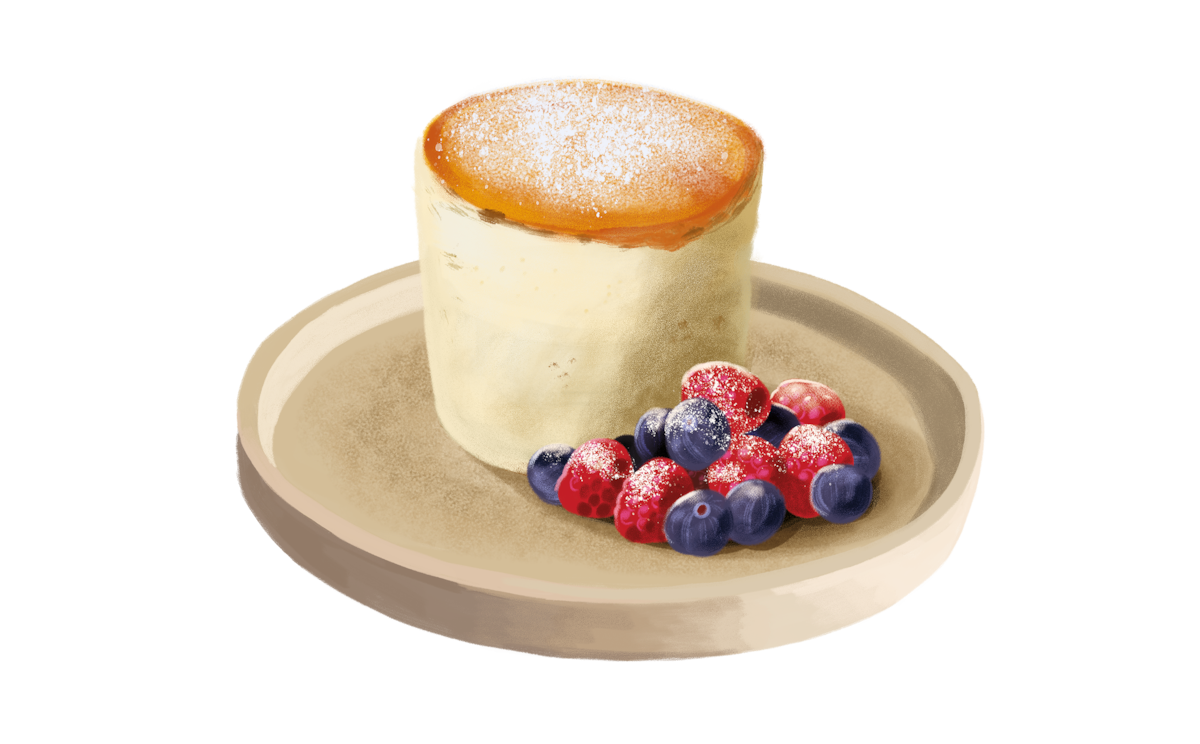 illustration of Madagascar Vanilla Soufflé