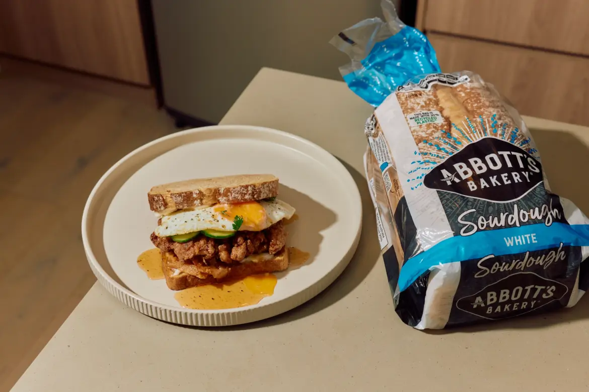Recipe: Sebastian Pasinetti’s Mediterranean Fried Chicken Sourdough Sandwich