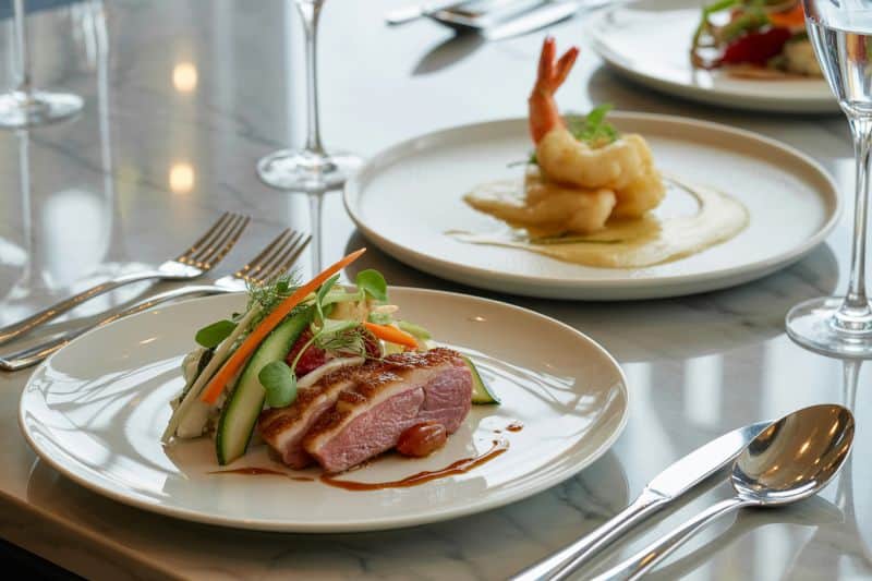 Elegant french and east-asian fusion cuisine in london.