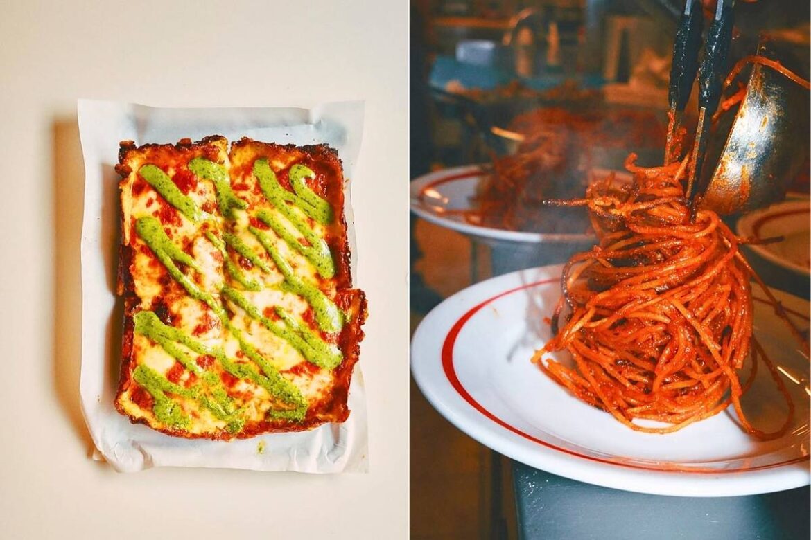 This Italian-American restaurant delights locals with its ultra-comforting pizzas and pastas