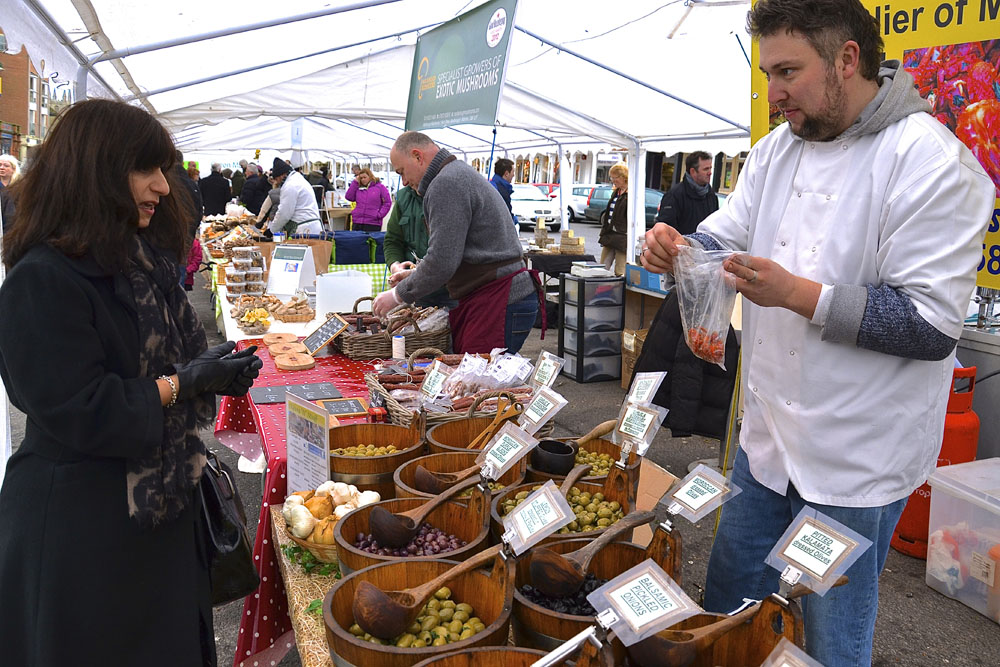 Providing that Mediterranean twist: Chris Lugg of Olives'n'Stuff