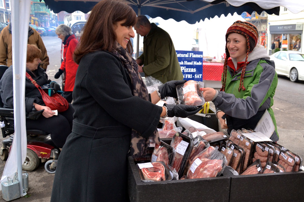 With Emily Smith of Hinton Marsh Farm