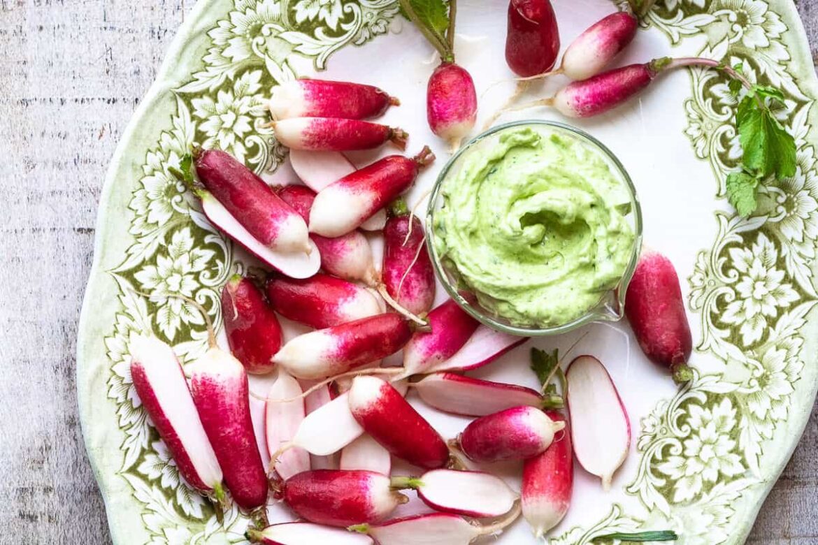 French Breakfast Radishes with Tarragon Butter • The View from Great Island