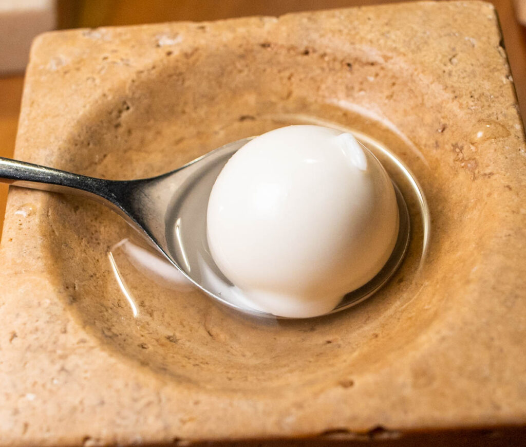 Goats Milk mozzarella at Zia Restaurant in Rome