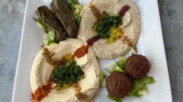 Jasmine Grill opened April 12, 2024, at 10601 Centrum Pkwy. in Pineville with appetizers like the veggie delight including hummus, baba ganoush, grape leaves and falafel. Jasmine Grill opened April 12, 2024, at 10601 Centrum Pkwy. in Pineville with appetizers like the veggie delight including hummus, baba ganoush, grape leaves and falafel.
