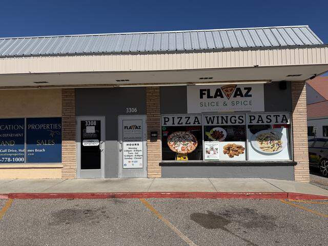 Flavaz Slice & Spice, 3306 Manatee Ave. W., recently opened in Bradenton, serving Italian comfort with Jamaican vibes.