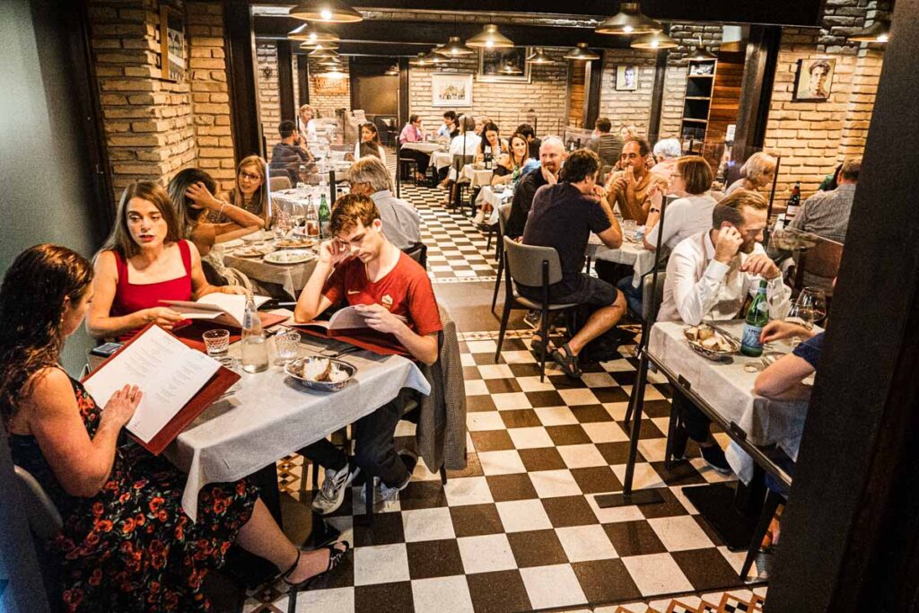 Interior of Felice in Rome