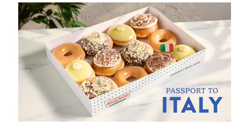 KRISPY KREME® Invites Fans to Experience a Taste of the Sweet Life with All-New ‘Passport to Italy’ Doughnuts