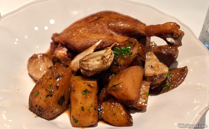 Confit duck leg with sauté potatoes