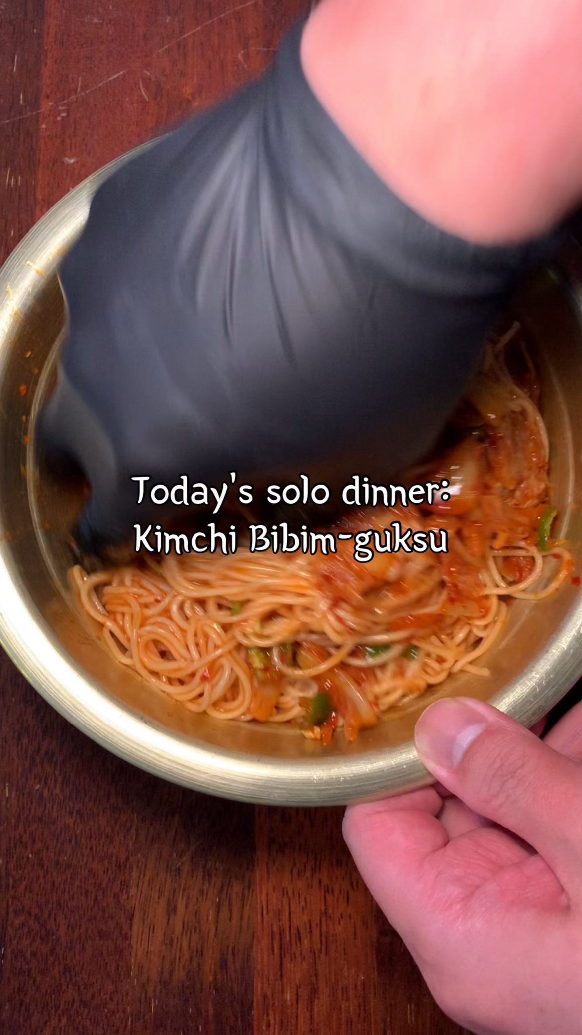 Korean Kimchi Bibim-guksuㅁ