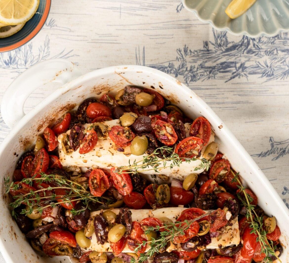 Mediterranean Baked White Fish - Kosher.com