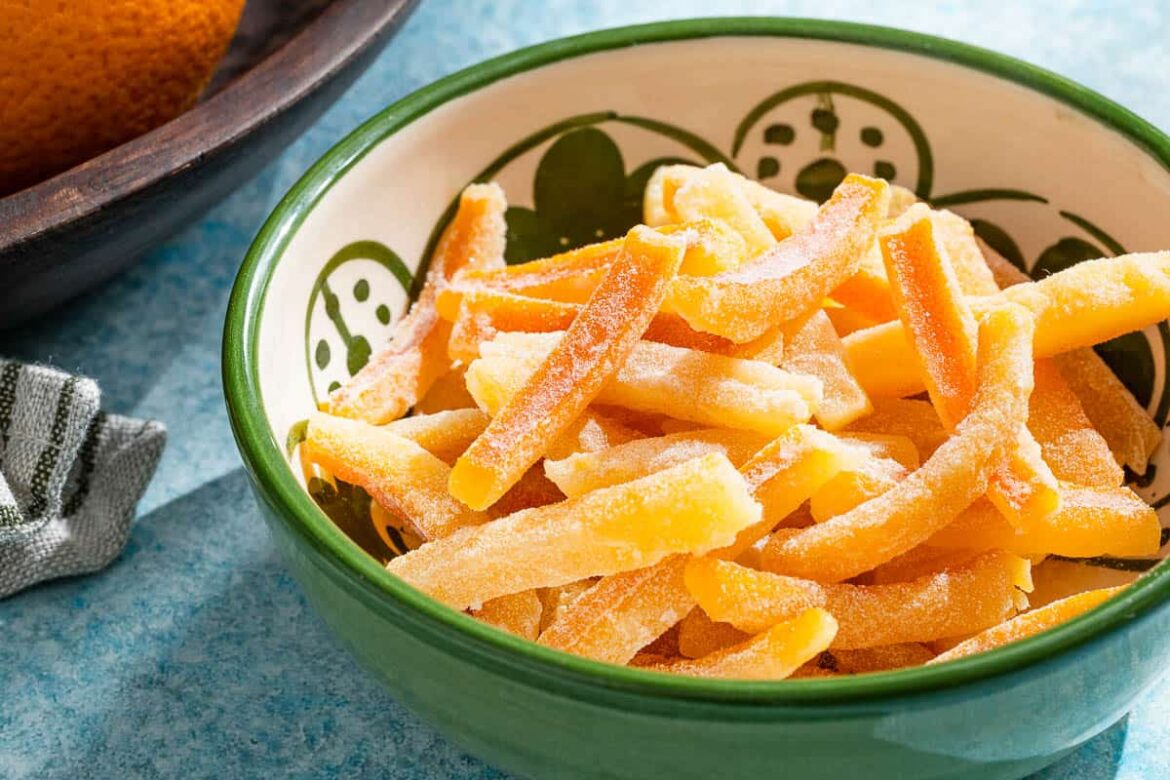 Candied Orange Peel | The Mediterranean Dish