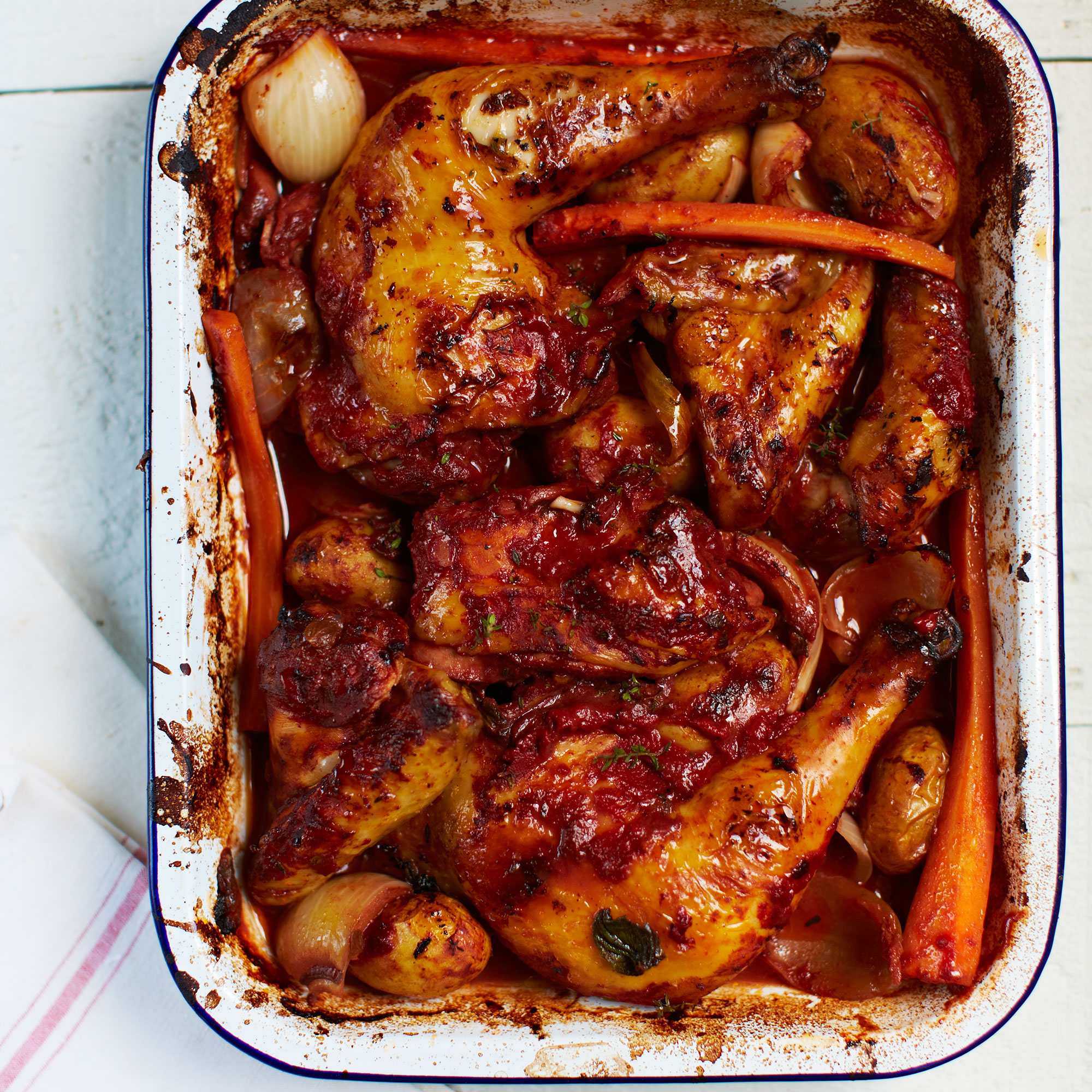 Rachel Khoo's Roast Red Wine Chicken recipe
