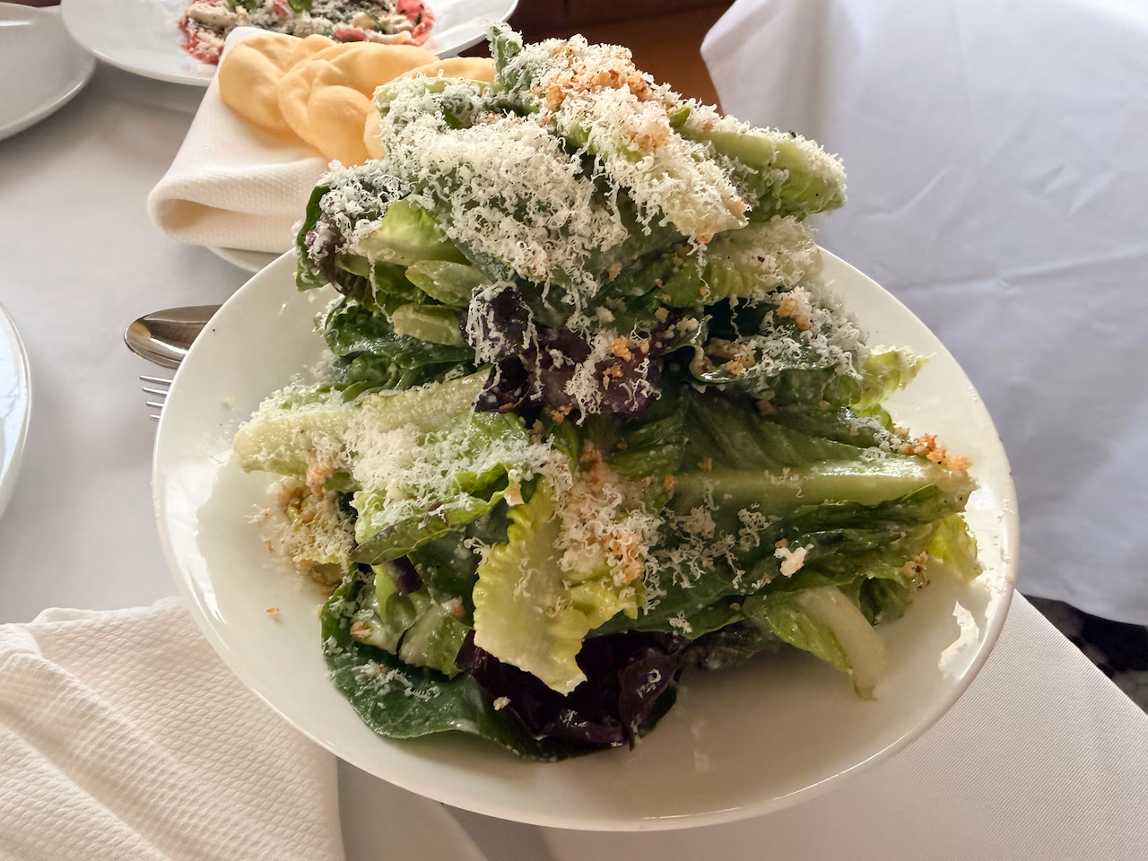 Cacio e pepe salad at Cotto in Morristown, NJ