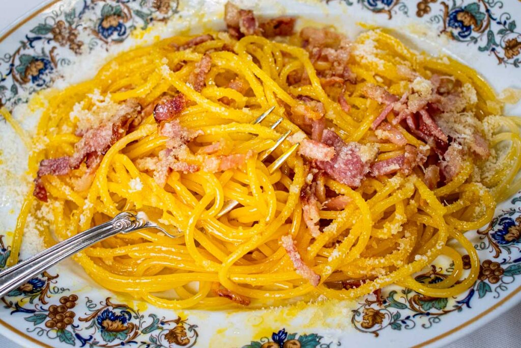 Pasta Al Moro at Al Moro in Rome