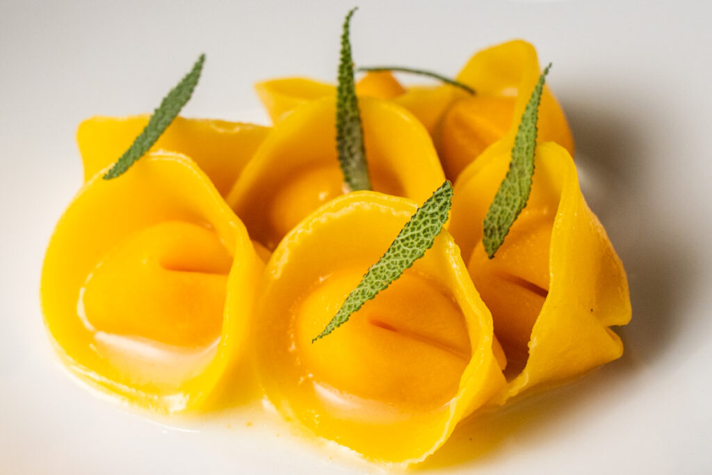 Pasta at Zia Restaurant in Rome