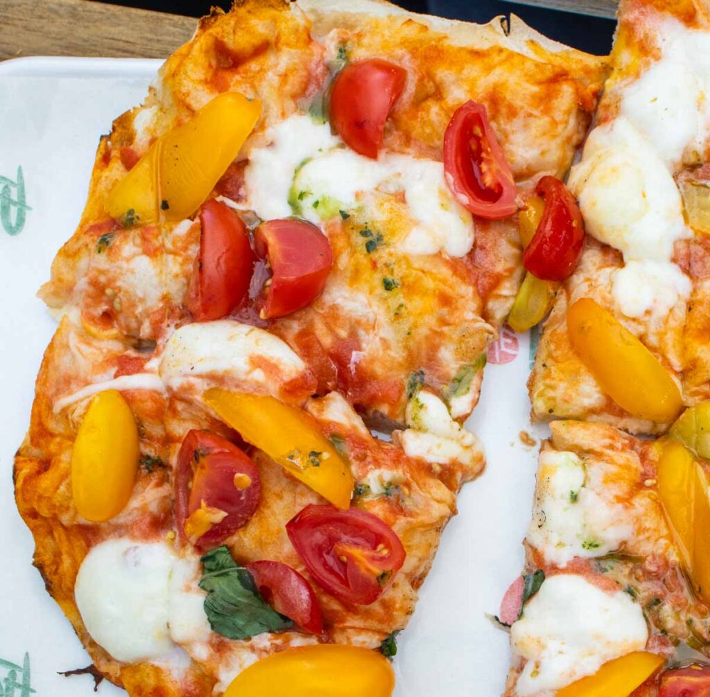 Pomodoro Pizza Slice at Pinsere in Rome