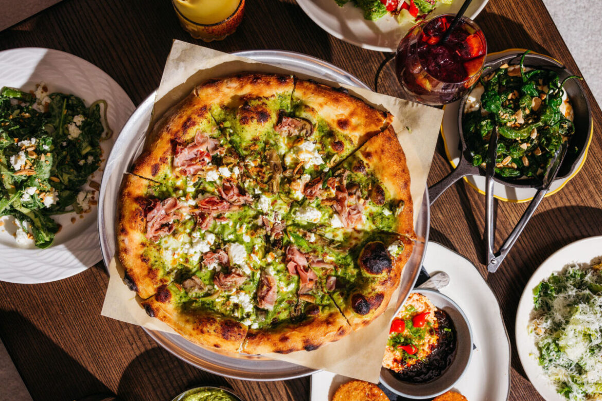 Perch opened as a more casual pizza & pasta spot in the former Dea space. (Photo by Chase Hall)