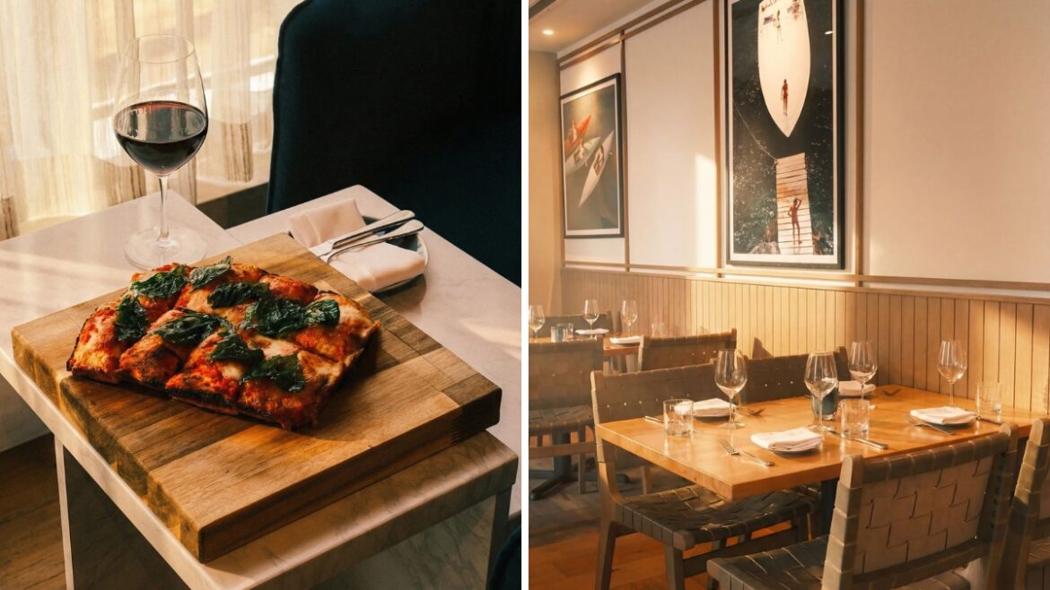 North Vancouver's Shipyards District Just Got a New Italian Restaurant With Roman-Style Pizza