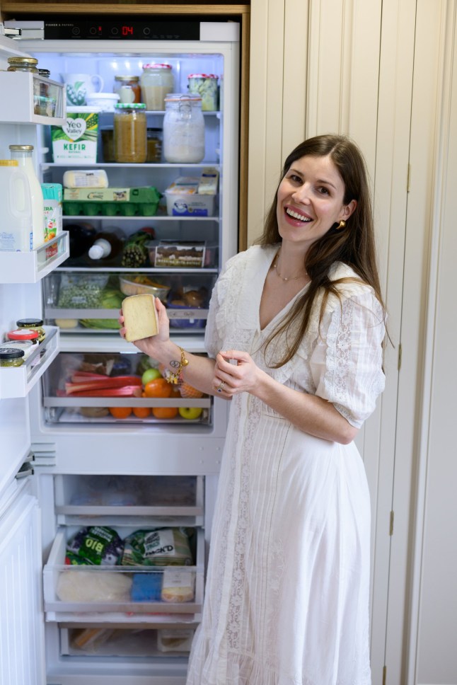 London, UK, 2nd April, 2026: Celebrated cook and former contestant of the Great British Bakeoff, Manon Legreve pictured in her home kitchen in London today.